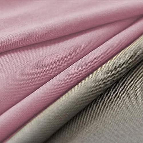 INtex CURTAINS HOUSE Linen Velvet Modern Design Curtain – Two colors With Tie-backs - 2 Piece 4 meters width
