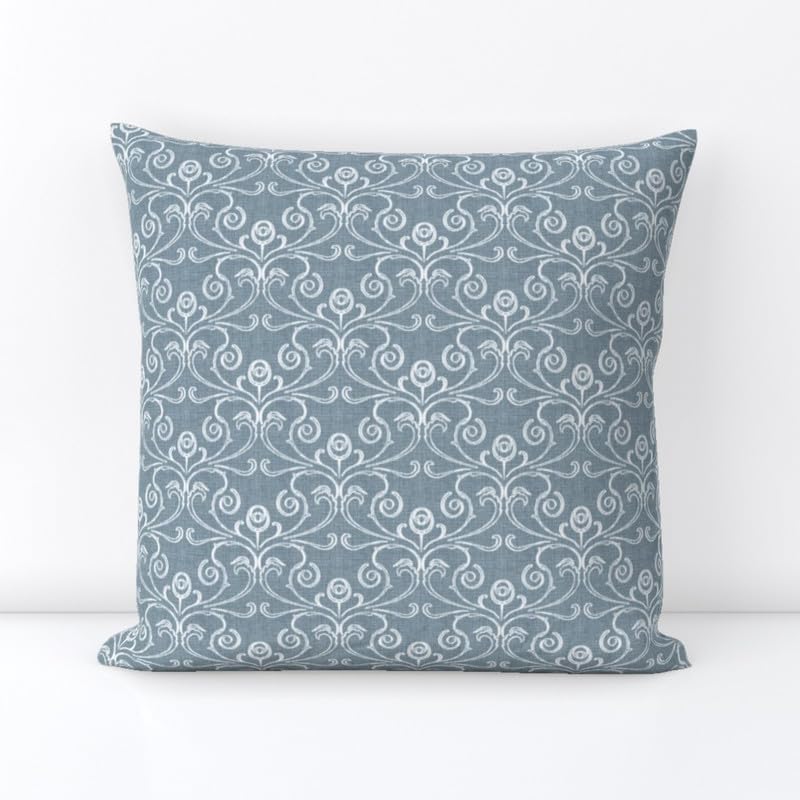 INtex Home Linen Throw Cushions with Insert Included, Meadow Breeze Printed Cushion Cover, Soft Durable Fabric for Living Room Bedroom or Sofa, Elegant Home Accent Cushions
