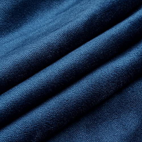 INtex CURTAINS HOUSE Soft Thick Velvet Throw Pillow Covers Decorative Square Cushion Cover For Couch Sofa Bedroom Living Room - set of 2 Pieces