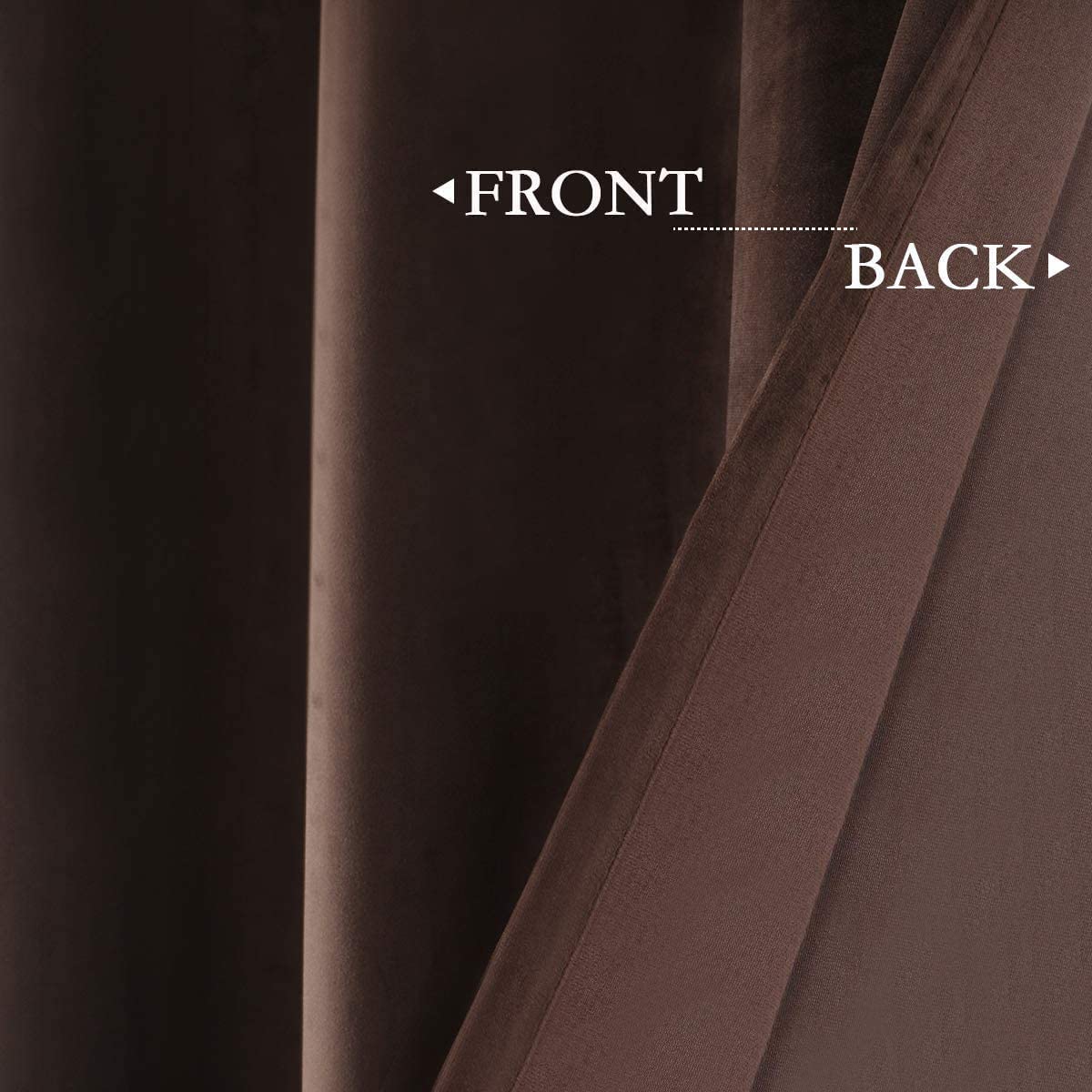 INtex CURTAINS HOUSE Elegant Velvet Curtains - Thermal Insulated Curtains for Living Room,steel Grommets - Light Blocking Shades - 2 panels