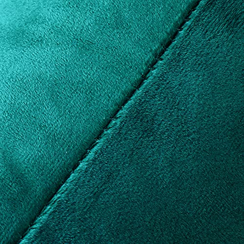 INtex CURTAINS HOUSE Soft Thick Velvet Throw Pillow Covers Decorative Square Cushion Cover For Couch Sofa Bedroom Living Room - set of 2 Pieces