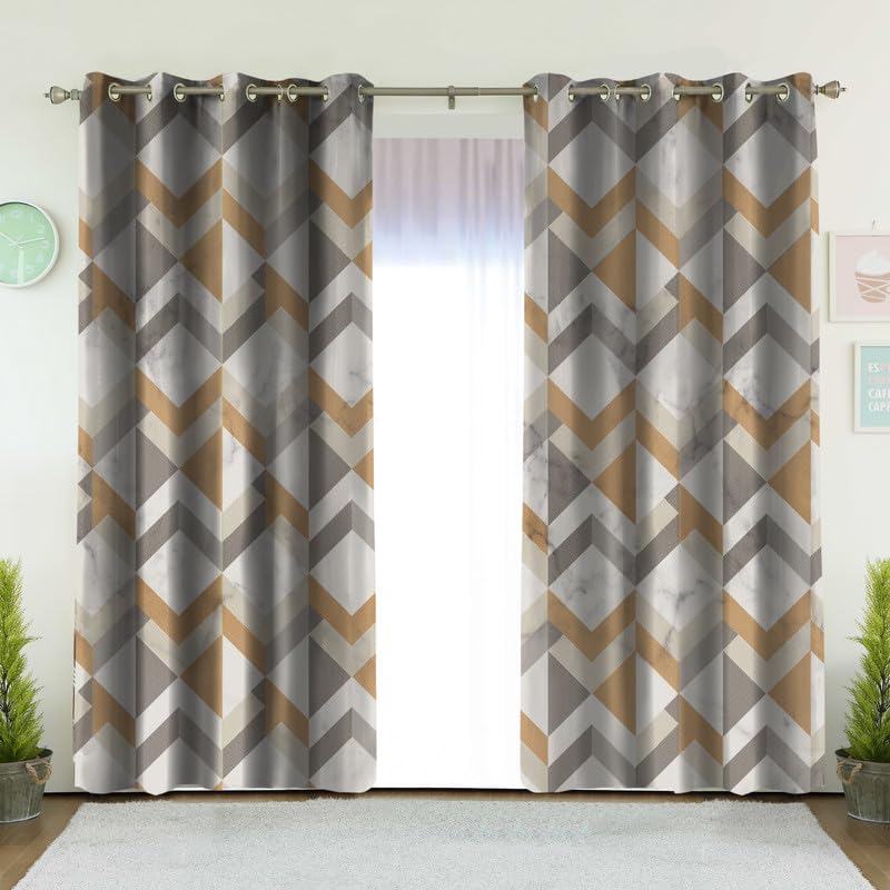 INtex CURTAINS HOUSE Light-Filtering Window Curtain with Steel Grommets - Linen Velvet Fabric - Single Piece