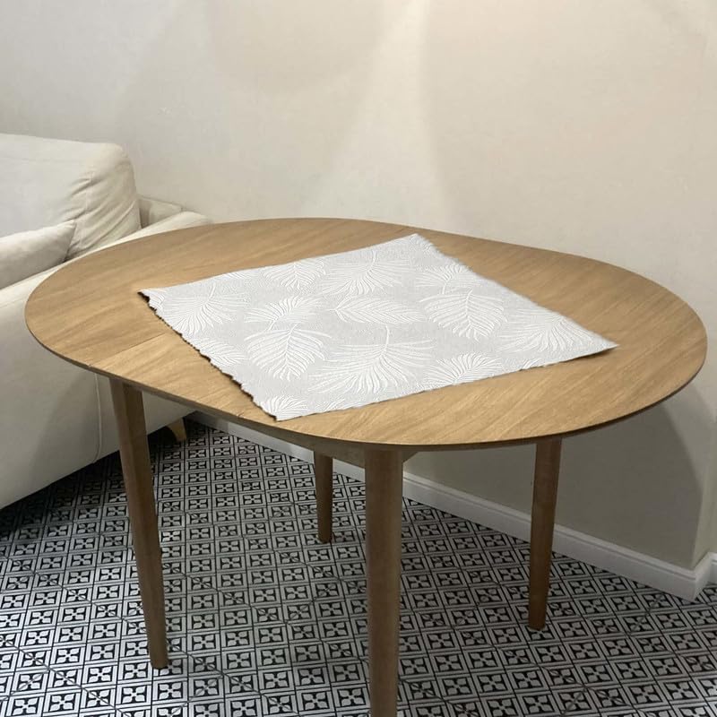 INtex HOME Analia Linen Tablecloth, Rectangular Dining Cover, Elegant and Durable, Soft Fabric, Easy-Care, Multi-Purpose for Home, Events, and Special Occasions, Set of 4 60 x 60 CM