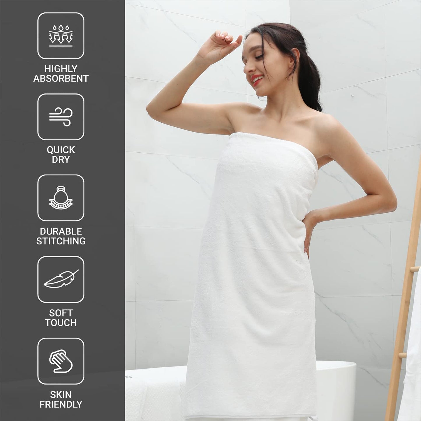 INTex HOME Bath Towels 100% Cotton