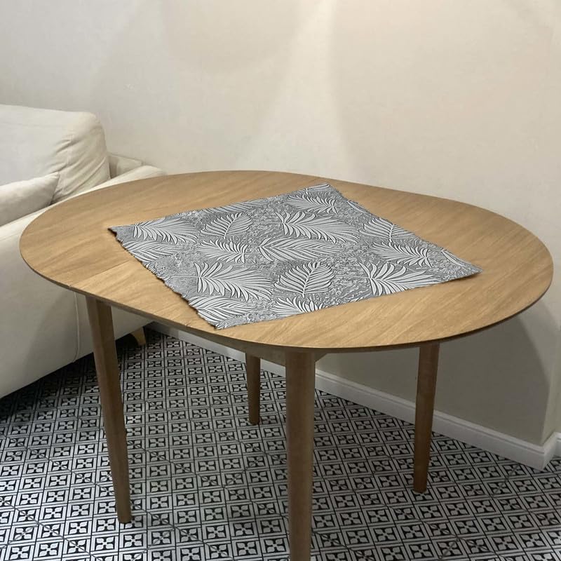 INtex HOME Analia Linen Tablecloth, Rectangular Dining Cover, Elegant and Durable, Soft Fabric, Easy-Care, Multi-Purpose for Home, Events, and Special Occasions, Set of 4 60 x 60 CM