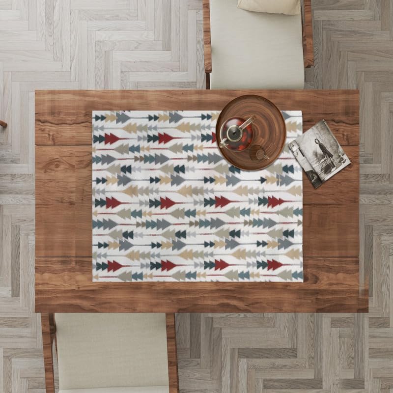 INTEX HOME Sofia Elegance Square Tablecloth – Luxurious Linen Velvet – Kitchen & Living Room Tables – For Ramadan & Events – 2 Pieces