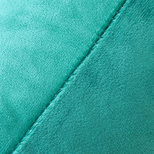 INtex CURTAINS HOUSE Soft Thick Velvet Throw Pillow Covers Decorative Square Cushion Cover For Couch Sofa Bedroom Living Room - set of 2 Pieces