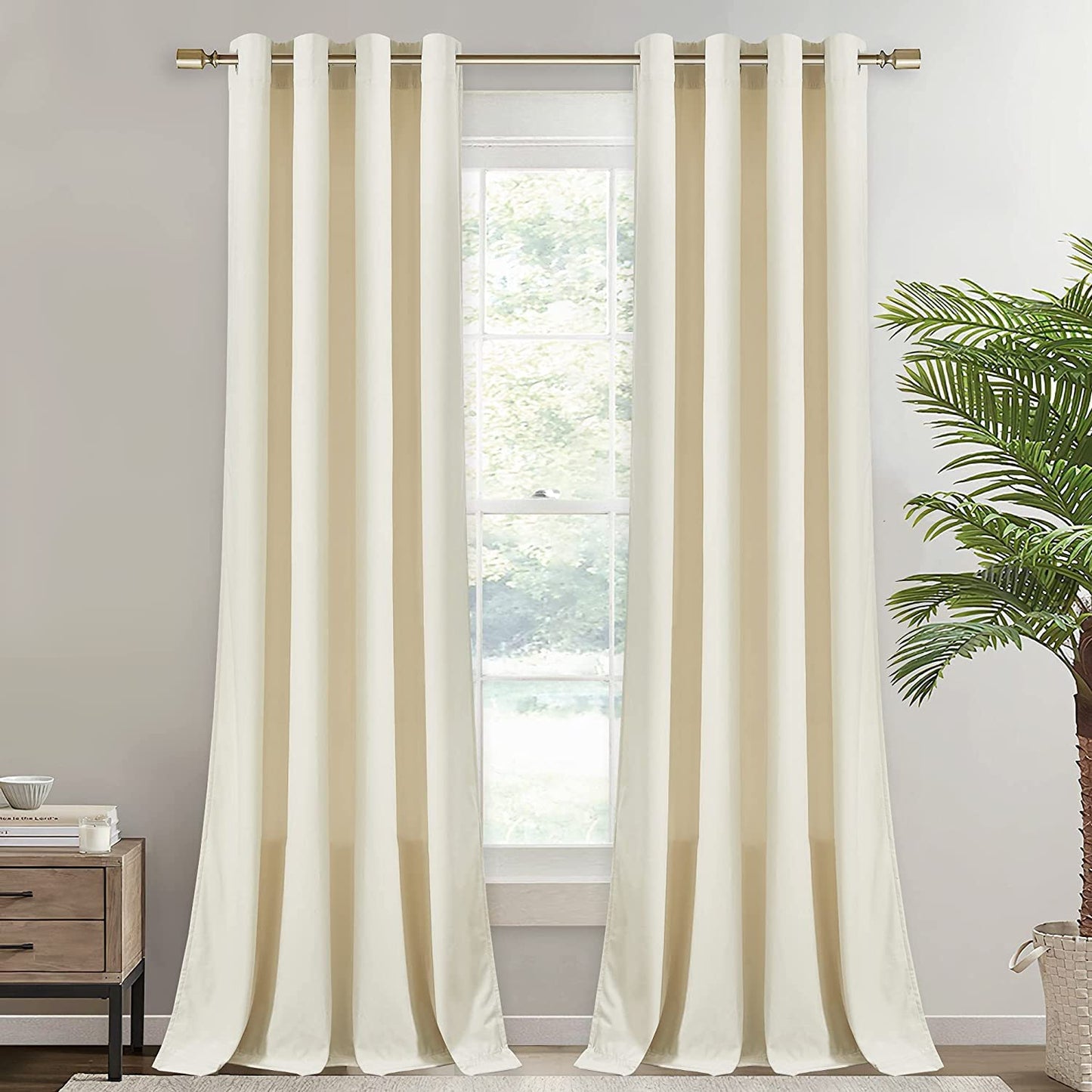 INtex CURTAINS HOUSE Elegant Velvet Curtains - Thermal Insulated Curtains for Living Room,steel Grommets - Light Blocking Shades - 2 panels