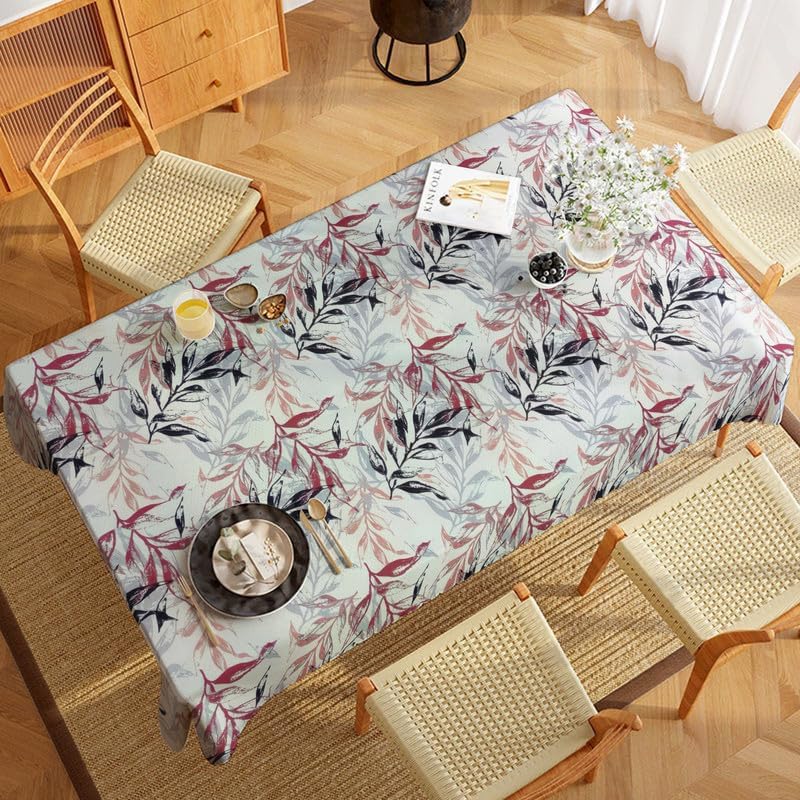INtex Home Tablecloth, Linen Velvet Fabric, Soft Comfortable Material for Living Rooms Kitchens Bedrooms and Special Occasions, Elegant Table Cover - 130 x 200 cm