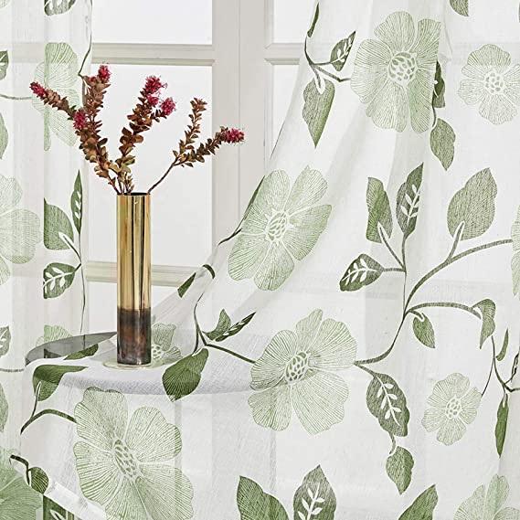 Linen Semi Transparent Curtain - Silver Normal Tape