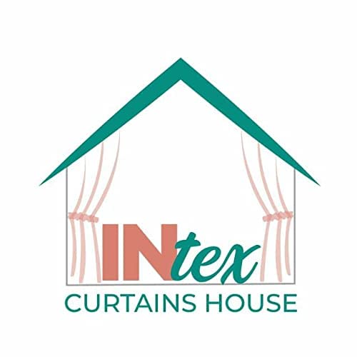 INtex CURTAINS HOUSE Blackout Curtains with Tiebacks - Thermal Insulated, Light Blocking and Noise Reducing Grommet Curtain Drapes for Bedroom and Living Room, Set of 2 Panels,