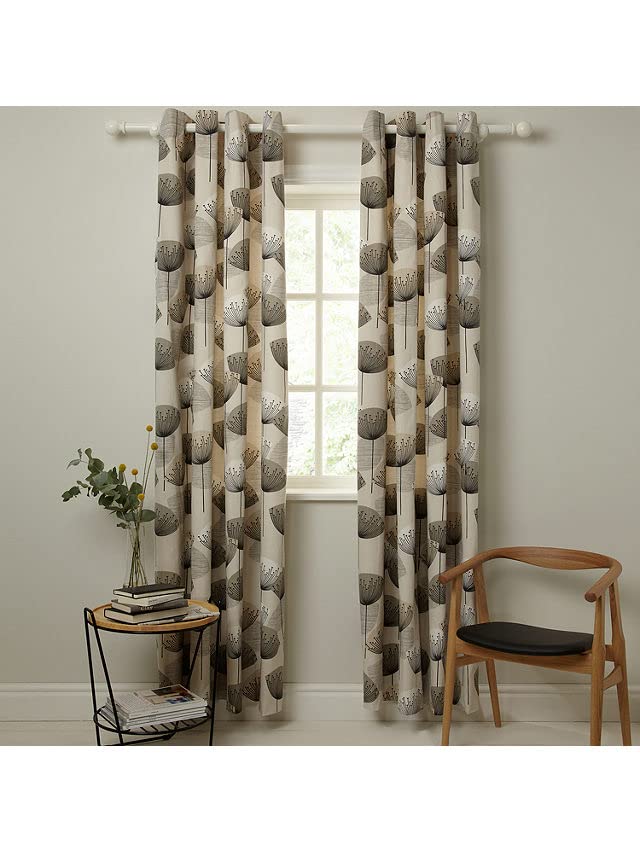 INtex Curtains House Linen Velvet Sabia Curtains-Modern Multi Colour Sheer Design-Steel Grommets -1 Piece