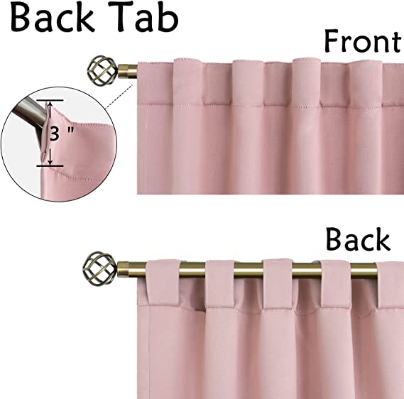 Blackout Back Tap design curtain