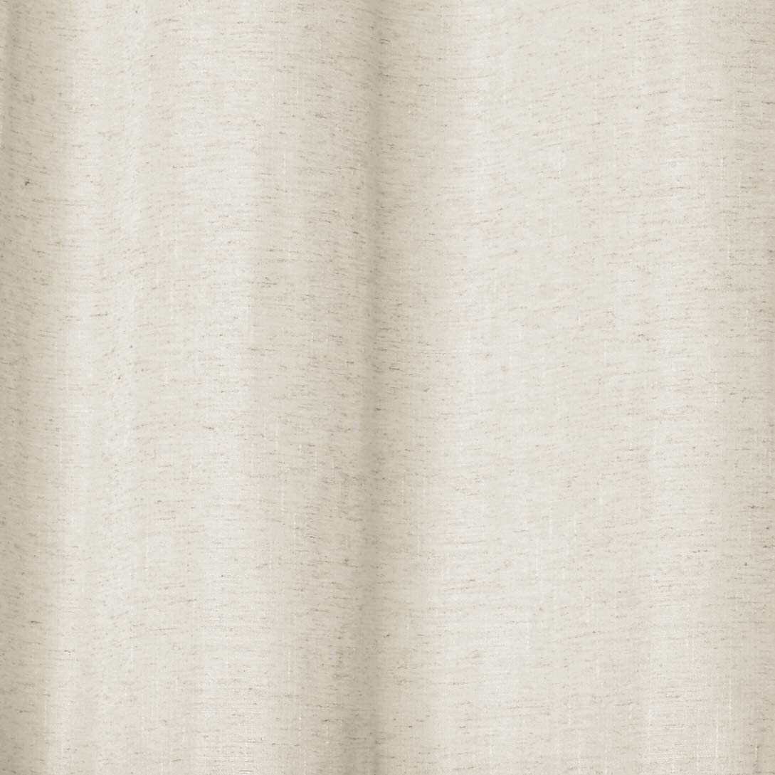 INtex CURTAINS HOUSE Luxury Linen Curtains With Velvet - Bottom Velvet Tone – 2-Tone Style – 1 Panel