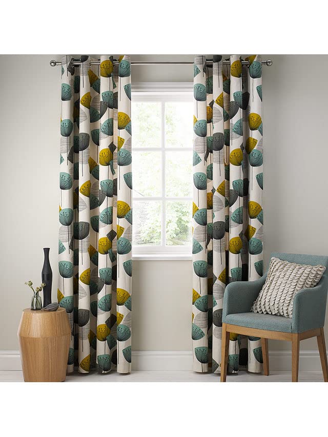 INtex Curtains House Linen Velvet Sabia Curtains-Modern Multi Colour Sheer Design-Steel Grommets -1 Piece