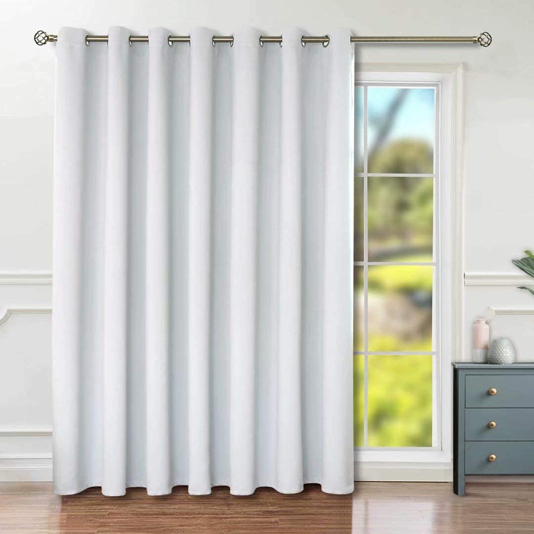 INtex CURTAINS HOUSE 100% Blackout curtains - thermal insulated blackout fabric - two layers fully darkness curtain