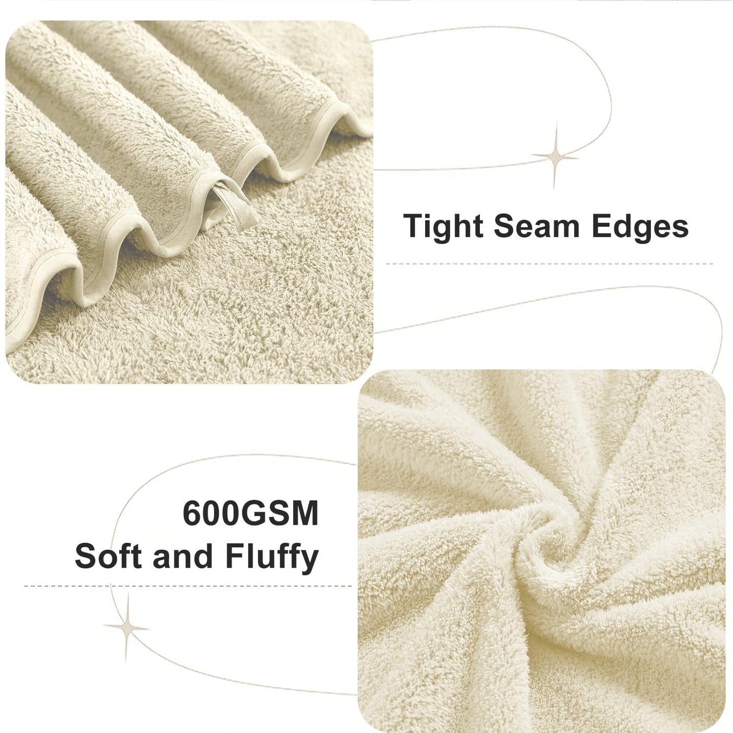 INTex HOME Bath Towels 100% Cotton